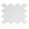 Ackland Silica White Scale 10 in. x 13 in. Glossy Porcelain Mosaic Floor and Wall Tile, 15PK AKM-P-SIWH3X3SCG-CA - alternate 3